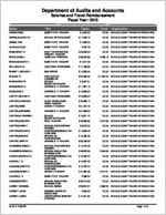 Echols County Board of Education, Statenville, Georgia, report on salary and travel for the fiscal year ended June 30, 2013