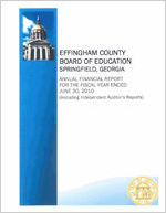 Effingham County Board of Education, Springfield, Georgia, annual financial report for the fiscal year ended June 30, 2010 (including independent auditor's reports)