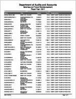 Elbert County Board of Education, Elberton, Georgia, report on salary and travel for the fiscal year ended June 30, 2011