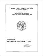 Emanuel County Board of Education, Swainsboro, Georgia, report on audit for the financial statements for the fiscal year ended June 30, 2005