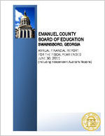 Emanuel County Board of Education, Swainsboro, Georgia, annual financial report for the fiscal year ended June 30, 2011 (including independent auditor's reports)