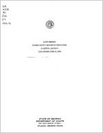 Audit report, Evans County Board of Education, Claxton, Georgia, year ended June 30, 1996