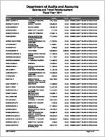 Fannin County Board of Education, Blue Ridge, Georgia, report on salary and travel for the fiscal year ended June 30, 2011