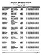 Floyd County Board of Education, Rome, Georgia, report on salary and travel for the fiscal year ended June 30, 2009