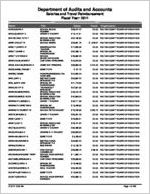 Fulton County Board of Education report on salary and travel for the fiscal year ended June 30, 2011