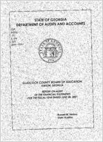 Glascock County Board of Education, Gibson, Georgia, report on audit for the financial statements for the fiscal year ended June 30, 2001