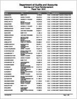Glynn County Board of Education report on salary and travel for the fiscal year ended June 30, 2012