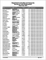 Gordon County Board of Education, Calhoun, Georgia, report on salary and travel for the fiscal year ended June 30, 2013