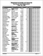 Griffin-Spalding County Board of Education report on salary and travel for the fiscal year ended June 30, 2009
