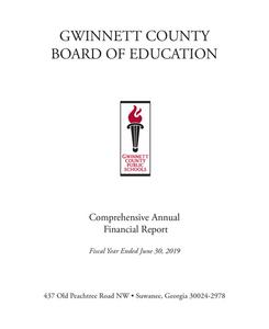 Comprehensive annual financial report, for the fiscal year ended 2019 June 30