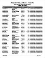 Hancock County Board of Education, Sparta, Georgia, report on salary and travel for the fiscal year ended June 30, 2009