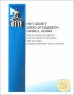 Hart County Board of Education, Hartwell, Georgia, annual financial report for the fiscal year ended June 30, 2010 (including independent auditor's reports)