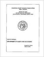Houston County Board of Education, Perry, Georgia, report on audit of the financial statements, for the fiscal year ended June 30, 2007