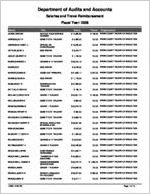 Irwin County Board of Education, Ocilla, Georgia, report on salary and travel for the fiscal year ended June 30, 2008