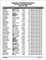 Irwin County Board of Education, Ocilla, Georgia, report on salary and travel for the fiscal year ended June 30, 2009