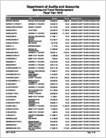 Jackson County Board of Education, Jefferson, Georgia, report on salary and travel for the fiscal year ended June 30, 2013