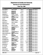 Jefferson County Board of Education, Louisville, Georgia, report on salary and travel for the fiscal year ended June 30, 2008