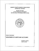 Lamar County Board of Education, Barnesville, Georgia, report on audit of the financial statements for the fiscal year ended June 30, 2006