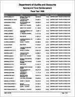 Lumpkin County Board of Education, Dahlonega, Georgia, report on salary and travel for the fiscal year ended June 30, 2008