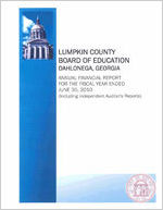 Lumpkin County Board of Education, Dahlonega, Georgia, annual financial report for the fiscal year ended June 30, 2010 (including independent auditor's reports)