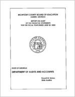 McIntosh County Board of Education, Darien, Georgia, report on audit of the financial statements for the fiscal year ended June 30, 2005