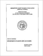 Meriwether County Board of Education, Greenville, Georgia, report on audit of the financial statements for the fiscal year ended June 30, 2005