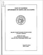 Miller County Board of Education, Colquitt, Georgia, report on audit of the financial statements for the fiscal year ended June 30, 2002