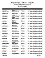 Murray County Board of Education, Chatsworth, Georgia, report on salary and travel for the fiscal year ended June 30, 2008