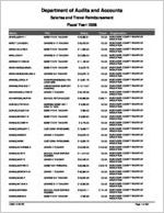 Muscogee County Board of Education report on salary and travel for the fiscal year ended June 30, 2008