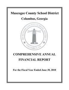 Comprehensive annual financial report, for the fiscal year ended 2018 June 30