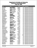 Oconee County Board of Education, Watkinsville, Georgia, report on salary and travel for the fiscal year ended June 30, 2009
