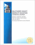 Oglethorpe County Board of Education, Lexington, Georgia, annual financial report for the fiscal year ended June 30, 2010 (including independent auditor's reports)