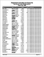 Pickens County Board of Education, Jasper, Georgia, report on salary and travel for the fiscal year ended June 30, 2009, June 30, 2009