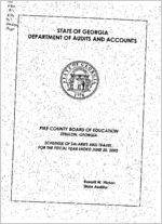 Pike County Board of Education, Zebulon, Georgia, schedule of salaries and travel for the fiscal year ended June 30, 2002