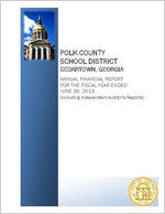 Polk County School District, Cedartown, Georgia, annual financial report for the fiscal year ended June 30, 2013 (including independent Auditor's Reports)