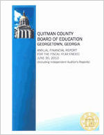 Quitman County Board of Education, Georgetown, Georgia, annual financial report for the fiscal year ended June 30, 2010 (including independent auditor's reports)