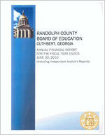 Randolph County Board of Education, Cuthbert, Georgia, annual financial report for the fiscal year ended June 30, 2010 (including independent auditor's reports)