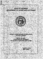 Schley County Board of Education, Ellaville, Georgia, report on audit of the financial statements for the fiscal year ended June 30, 2002