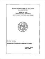 Schley County Board of Education, Ellaville, Georgia, report on audit of the financial statements for the fiscal year ended June 30, 2003