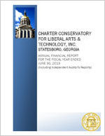 Charter Conservatory for Liberal Arts & Technology, Inc., Statesboro, Georgia, report on audit of the financial statements for the fiscal year ended June 30, 2013