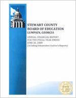 Stewart County Board of Education, Lumpkin, Georgia, annual financial report for the fiscal year ended June 30, 2009 (including independent auditor's reports)