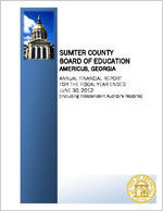 Sumter County Board of Education, Americus, Georgia, annual financial report for the fiscal year ended June 30, 2012 (including independent auditor's reports)