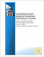 Taliaferro County Board of Education, Crawfordville, Georgia, annual financial report for the fiscal year ended June 30, 2009 (including independent auditor's reports)