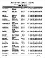 Toombs County Board of Education, Lyons, Georgia, report on salary and travel for the fiscal year ended June 30, 2010