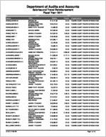 Toombs County Board of Education, Lyons, Georgia, report on salary and travel for the fiscal year ended June 30, 2011