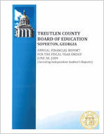 Treutlen County Board of Education, Soperton, Georgia, annual financial report for the fiscal year ended June 30, 2009 (including independent auditor's reports)