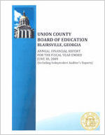 Union County Board of Education, Blairsville, Georgia, annual financial report for the fiscal year ended June 30, 2009 (including independent auditor's reports)