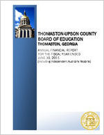 Thomaston-Upson County Board of Education, Thomaston, Georgia, annual financial report for the fiscal year ended June 30, 2011 (including independent auditor's reports)