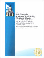Ware County Board of Education, Waycross, Georgia, annual financial report for the fiscal year ended June 30, 2009 (including independent auditor's reports)