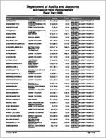 Washington County Board of Education, Sandersville, Georgia, report on salary and travel for the fiscal year ended June 30, 2009